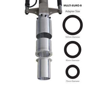 Studio image of the Easy Petrol Post Driver with the Multi Adapter EURO B