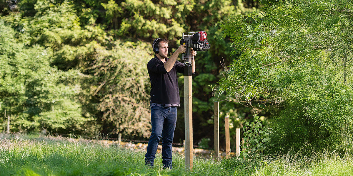 How Do You Drive a 4” Post into the Ground with a Petrol Post Driver?