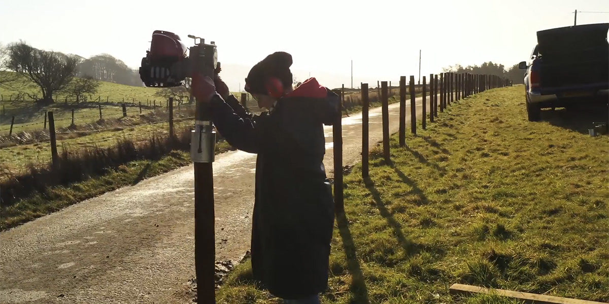 The Benefits of a Petrol Post Driver for Smallholding and Equestrian Fencing