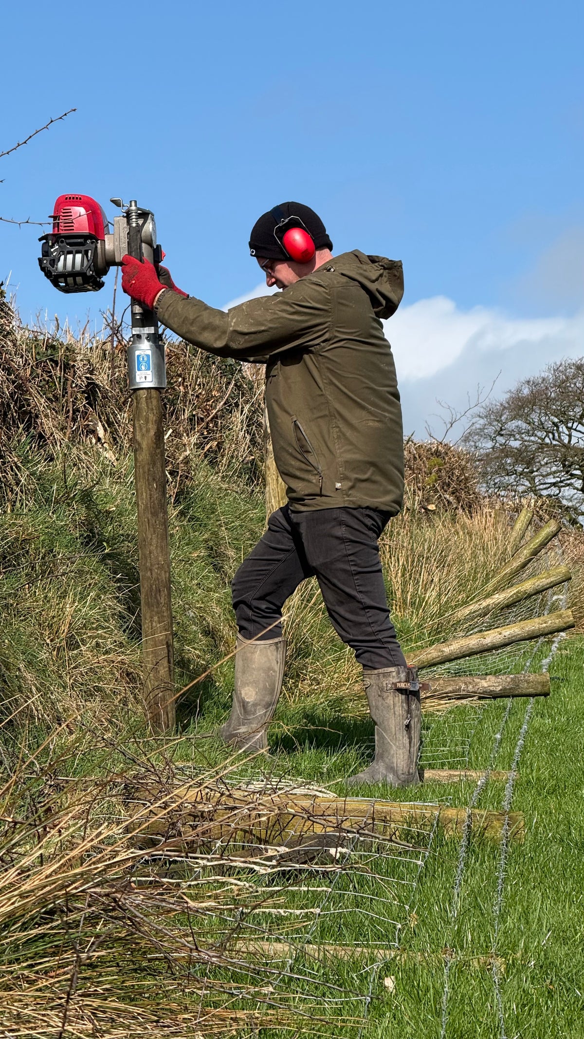 Easy Petrol Post Driver Classic35 (Honda GX35)