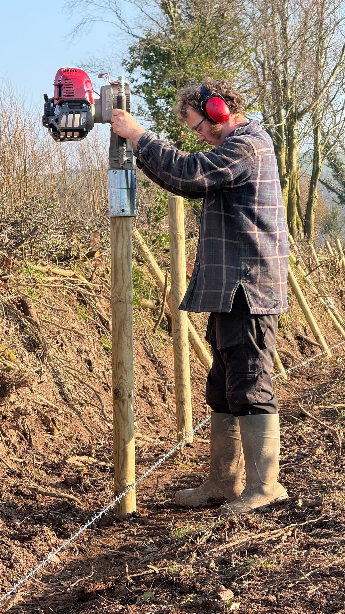 Easy Petrol Post Driver Max107 (Honda GX50)