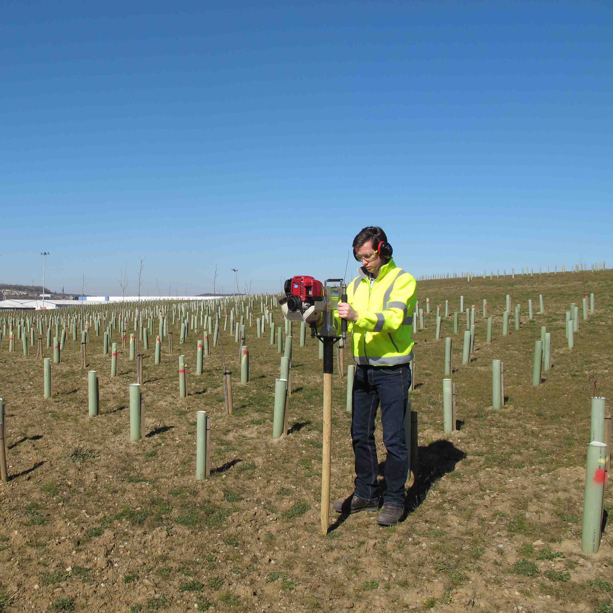 Post Planting Machine The Tree Planting Bundle - Easy Petrol Post Driver