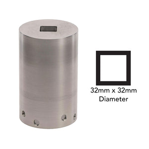 Vierkantadapter 32x32mm (1")