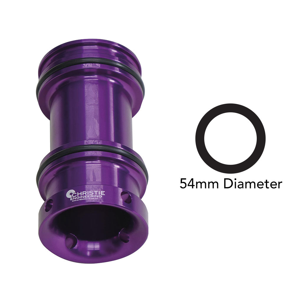 Adapter with 54mm diameter depicted