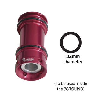 Adapter image with diameter shown and some instruction